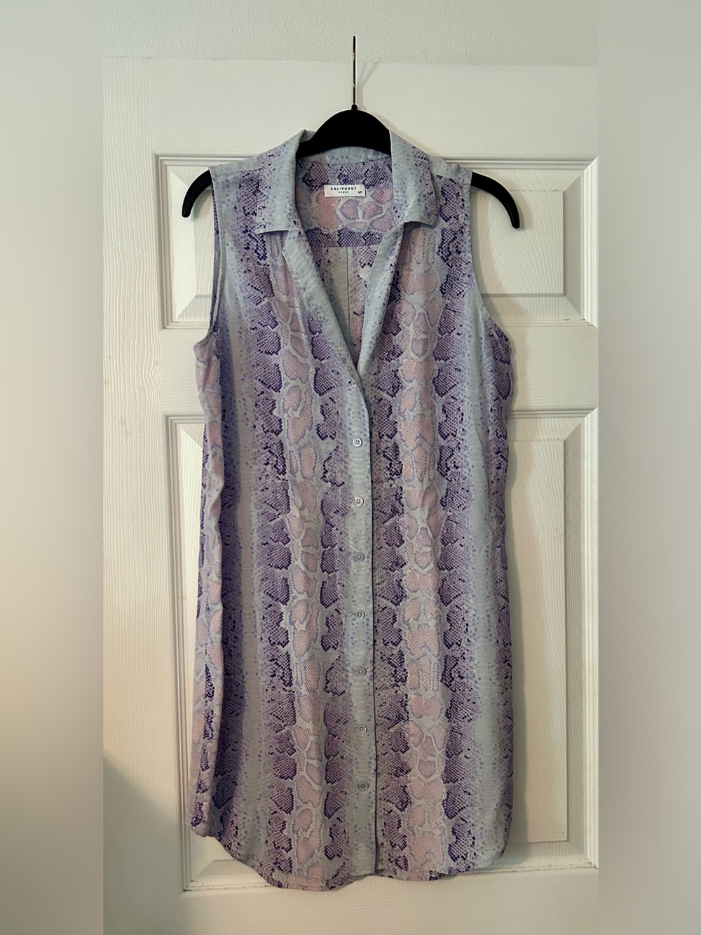 Equipment silk dress, size small